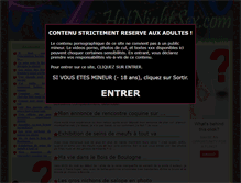 Tablet Screenshot of hotnightsex.com